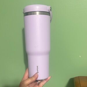 Lavender Tumbler with Handle